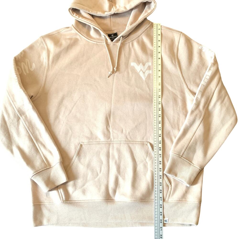 🎉HOST PICK🎉 WVU Great Outdoors NEW Mens Hoodie Sweatshirt XXL Tan Sequoia Color - Picture 8 of 13